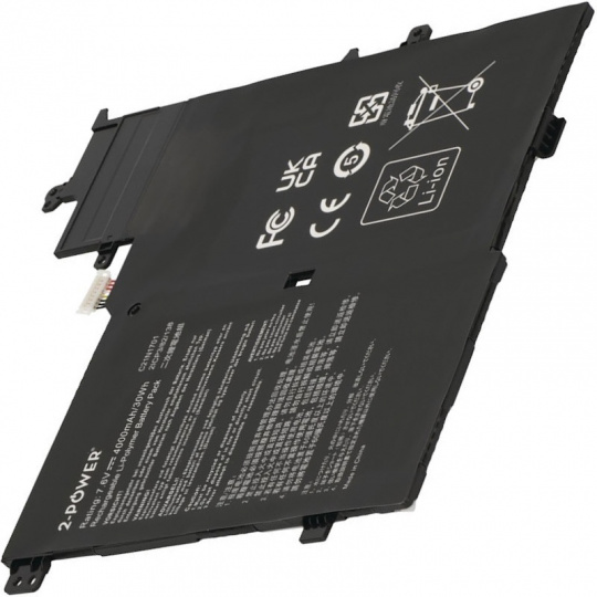 2-POWER Baterie 7,6V 4000mAh pro ASUS K406UA, S406UA, V406UA, X406UA, X406UAR, X406UAS