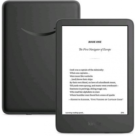 E-book Amazon Kindle Touch 2024 (16 GB), black, BEZ REKLAM