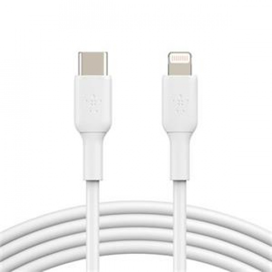 Belkin BOOST CHARGE™ Lightning/USB-C kabel, 2m, bílý