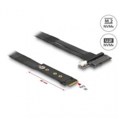 Delock Adaptér M.2 klíč M na U.2 SFF-8639 NVMe, s kabelem délky 20 cm