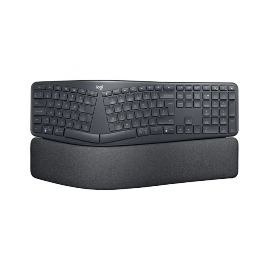 Logitech ERGO K860 for Business/Bezdrátová USB + Bluetooth/US layout/Černá