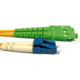 Patchcord FO duplex LC-SC/APC  9/125um SM, 0,5m, OS2