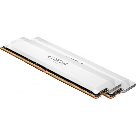 Crucial Pro/DDR5/32GB/6400MHz/CL38/2x16GB/White