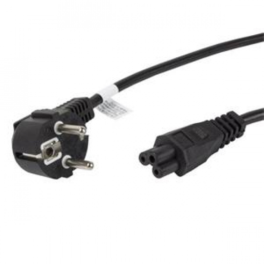 LANBERG CEE 7/7 (MICKEY) na IEC 320 C5 POWER CORD 1.8M VDE černý