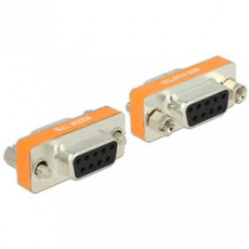 Delock adaptér Null Modem Sub-D 9 pin samice / samice