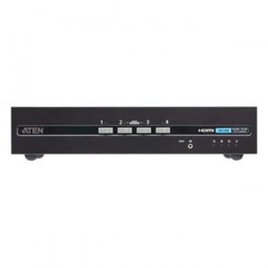 Aten CS1144H4-AT-G 4-Port USB HDMI Dual Display Secure KVM Switch (PSD PP v4.0 Compliant)