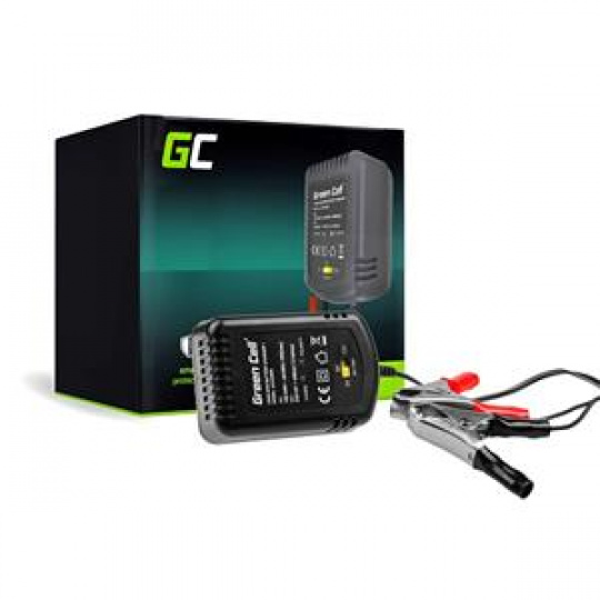 Green Cell Battery charger for AGM, Gel and Lead Acid 2V / 6V / 12V (0.6A)