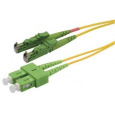 Patchcord FO Duplex E2000/APC-SC/APC 9/125um 1m