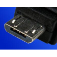 Redukce Value USB A(F) - microUSB B(M), OTG, 0,15m, černý