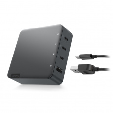 Lenovo adaptér CONS 130W "GO" Multi-Port Charger, 3x USB-C, 1x USB-A