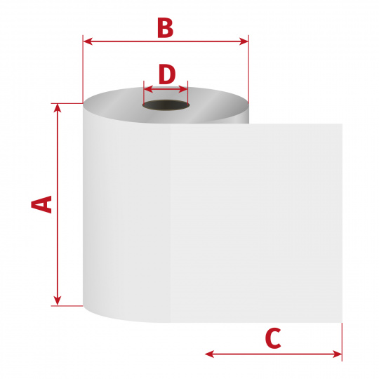 Kotouček 80/150/25 -  9 V (gramáž 58g/m2) Termocitlivý (261m)