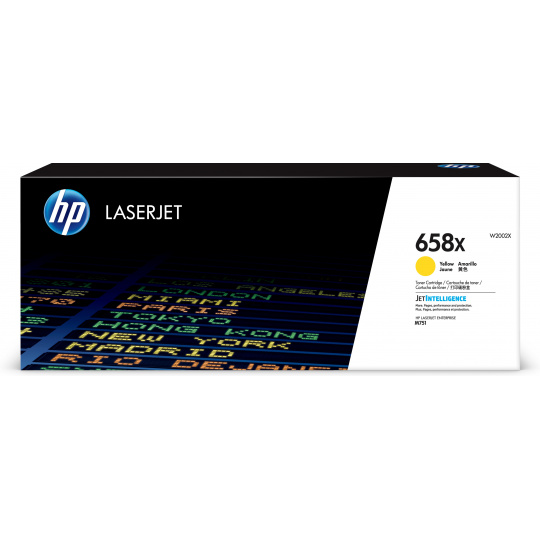 HP toner 658X/Yellow/28 000 stran