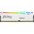 Kingston FURY Beast/DDR5/64GB/5600MHz/CL40/4x16GB/RGB/White