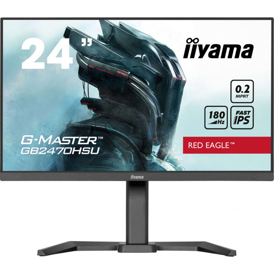 iiyama G-Master/GB2470HSU-B6/23,8"/IPS/FHD/180Hz/0,2ms/Black/3R