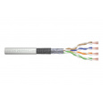 Digitus Kabel CAT 5e SF-UTP,  délka 100 m, papírová krabička, AWG 26/7, PVC, simplex, barva šedá