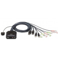 ATEN 2-port DisplayPort KVM, audio