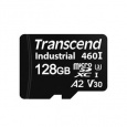 Transcend 128GB microSDXC460I UHS-I U3 V30 A2 3K P/E (3D TLC) průmyslová paměťová karta, 100MB/s R, 85MB/s W, černá