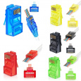 W-Star Konektor UTP RJ45EZ Cat5e 100ks pozlacený, mix, pass through ethernet RJ45EZ5SM